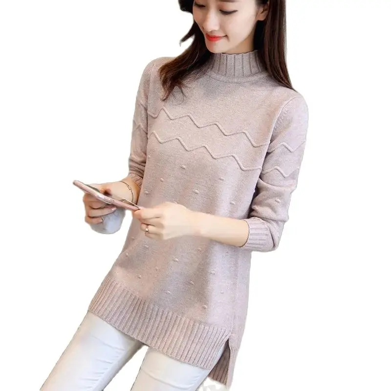 New Autumn Winter Fashion turtleneck Pullover Sweater Female Loose Short Casual Sweater Warm Long sleeve Knitted Sweater NS4343
New Autumn Winter Fashion turtleneck Pullover Sweater Female Loose Short Casual Sweater Warm Long sleeve Knitted Sweater NS4343