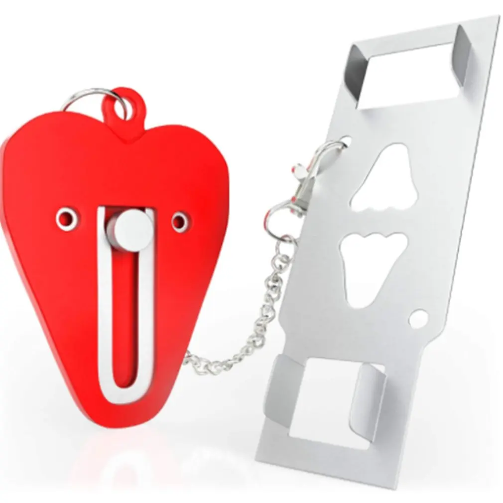 Portable Door Lock Lockdown Double Hole Security Lock Door Extra Lock Inside Door Locker Security Devices
Portable Door Lock Lockdown Double Hole Security Lock Door Extra Lock Inside Door Locker Security Devices