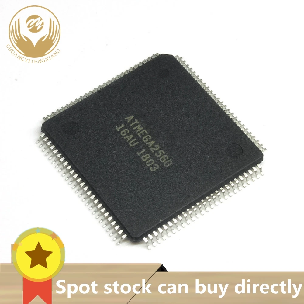 

New original Spot ATMEGA2560-16AU ATMEGA2560-16 ATMEGA2560 TQFP100 IC MCU 8BIT 256KB FLASH 100TQFP 2pcs