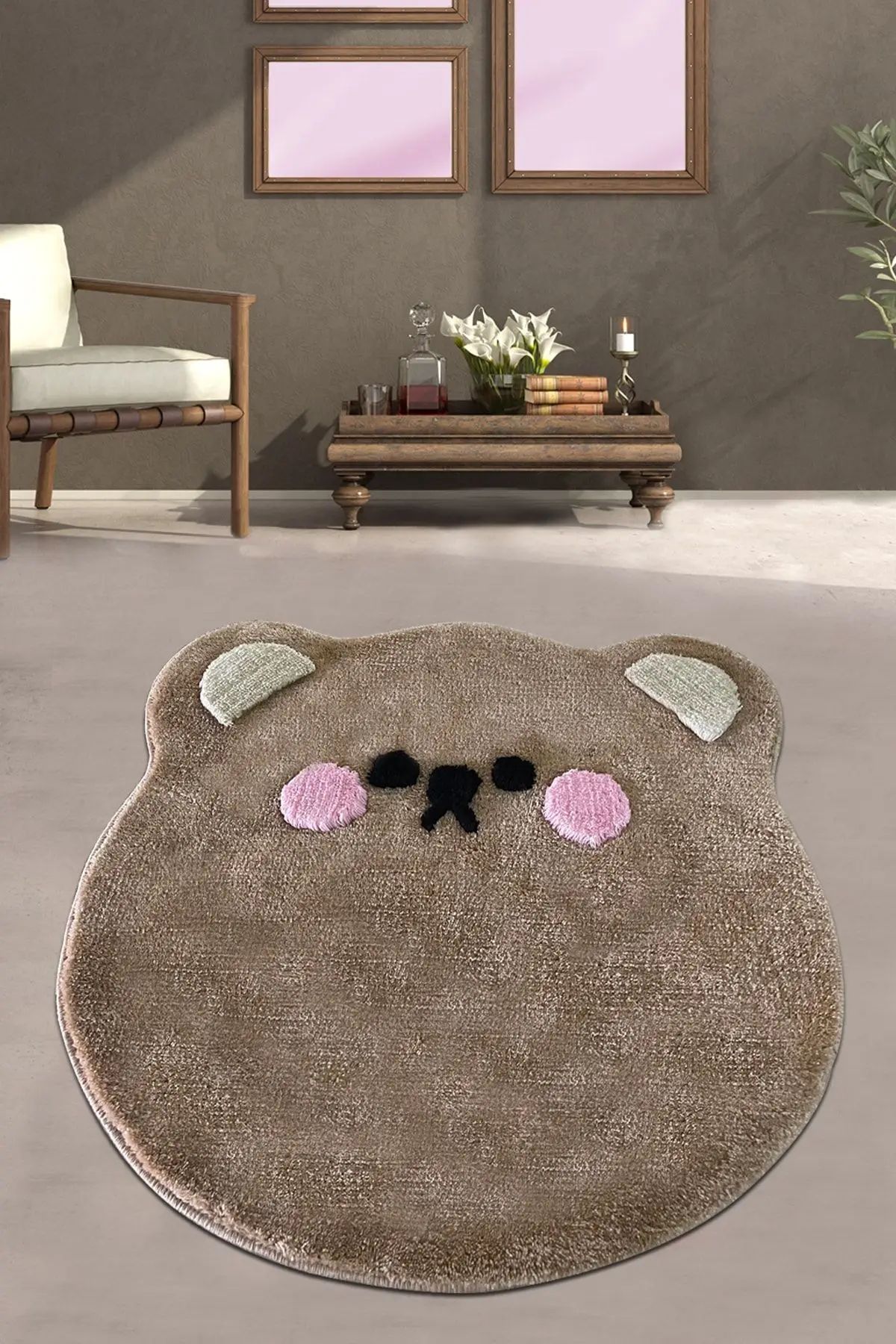 Ковер ручной работы Ursus, коричневый декоративный ковер, 90x90 см, моющийся, ручная работа
Ковер ручной работы Ursus, коричневый декоративный ковер, 90x90 см, моющийся, ручная работа
