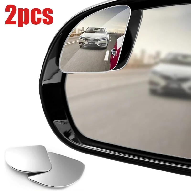 

360 Degree Adjustable Car Rearview Convex Mirror for Car Reverse Wide Angle Vehicle Parking Rimless Mirrors HD Blind Spot Mirror