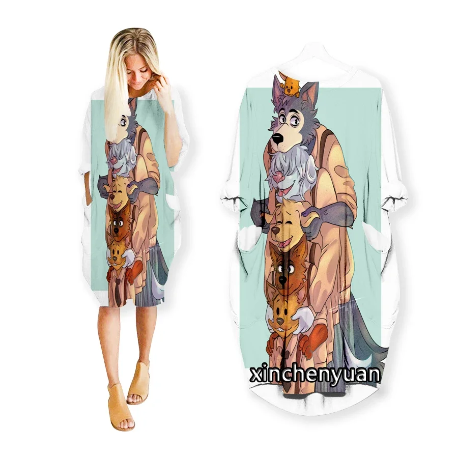 xinchenyuan New Anime BEASTARS 3D Print Fashion Dresses Casual Mid-length Dress Women Clothing Pocket Long Sleeve Tops R29
xinchenyuan New Anime BEASTARS 3D Print Fashion Dresses Casual Mid-length Dress Women Clothing Pocket Long Sleeve Tops R29
