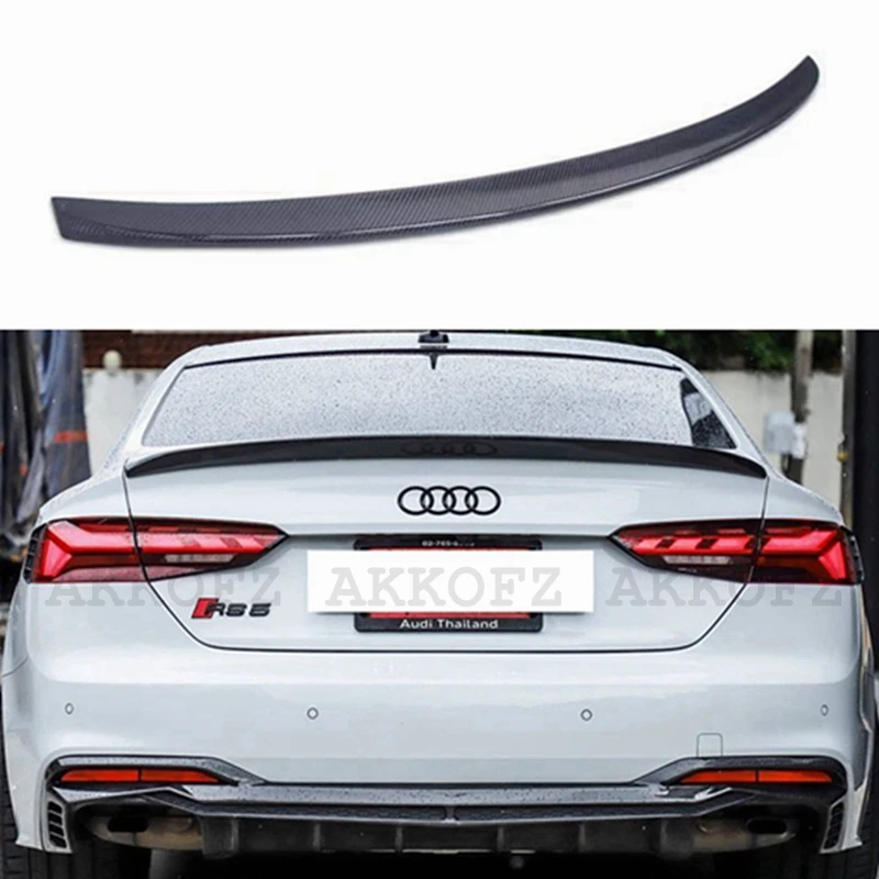 For AUDI A5 S5 RS5 B9 2Door/4Door Coupe S5 Style Carbon fiber Rear Spoiler Trunk wing 2017-2023 FRP Glossy black Forged carbon
For AUDI A5 S5 RS5 B9 2Door/4Door Coupe S5 Style Carbon fiber Rear Spoiler Trunk wing 2017-2023 FRP Glossy black Forged carbon