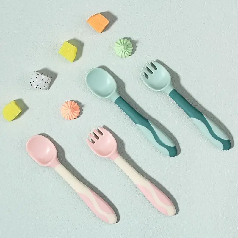 Детская крученая ложка, гибкая крученая ложка, вилка для кормления, тренировочная вилка, подарочная посуда для дополнительного питания 
Детская крученая ложка, гибкая крученая ложка, вилка для кормления, тренировочная вилка, подарочная посуда для дополнительного питания