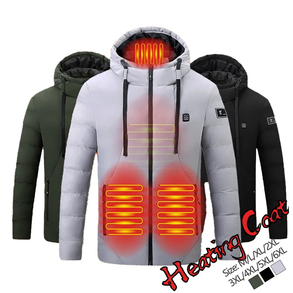 Outdoor 4 Zone Self-heating Warm Jacket Smart Heating Hooded Jacket Cold-resistant Cotton-padded Jacket USB Safe Heating
Outdoor 4 Zone Self-heating Warm Jacket Smart Heating Hooded Jacket Cold-resistant Cotton-padded Jacket USB Safe Heating