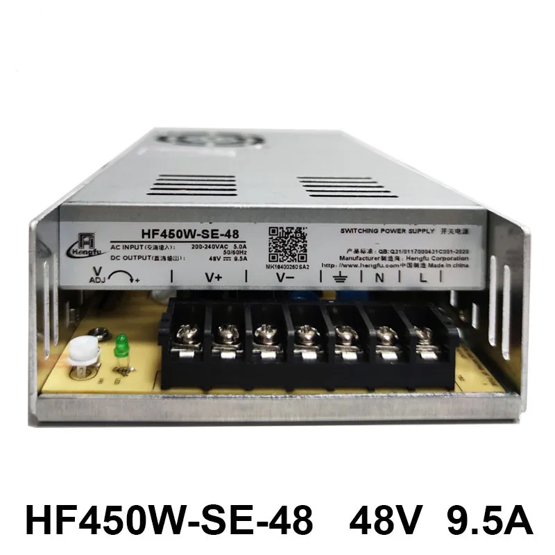 Фабричное производство, HengFu HF450W-SE-48 зарядное устройство постоянного тока 220 В, превращается в постоянный ток 48 в А, переключение высокой мощности
Фабричное производство, HengFu HF450W-SE-48 зарядное устройство постоянного тока 220 В, превращается в постоянный ток 48 в А, переключение высокой мощности