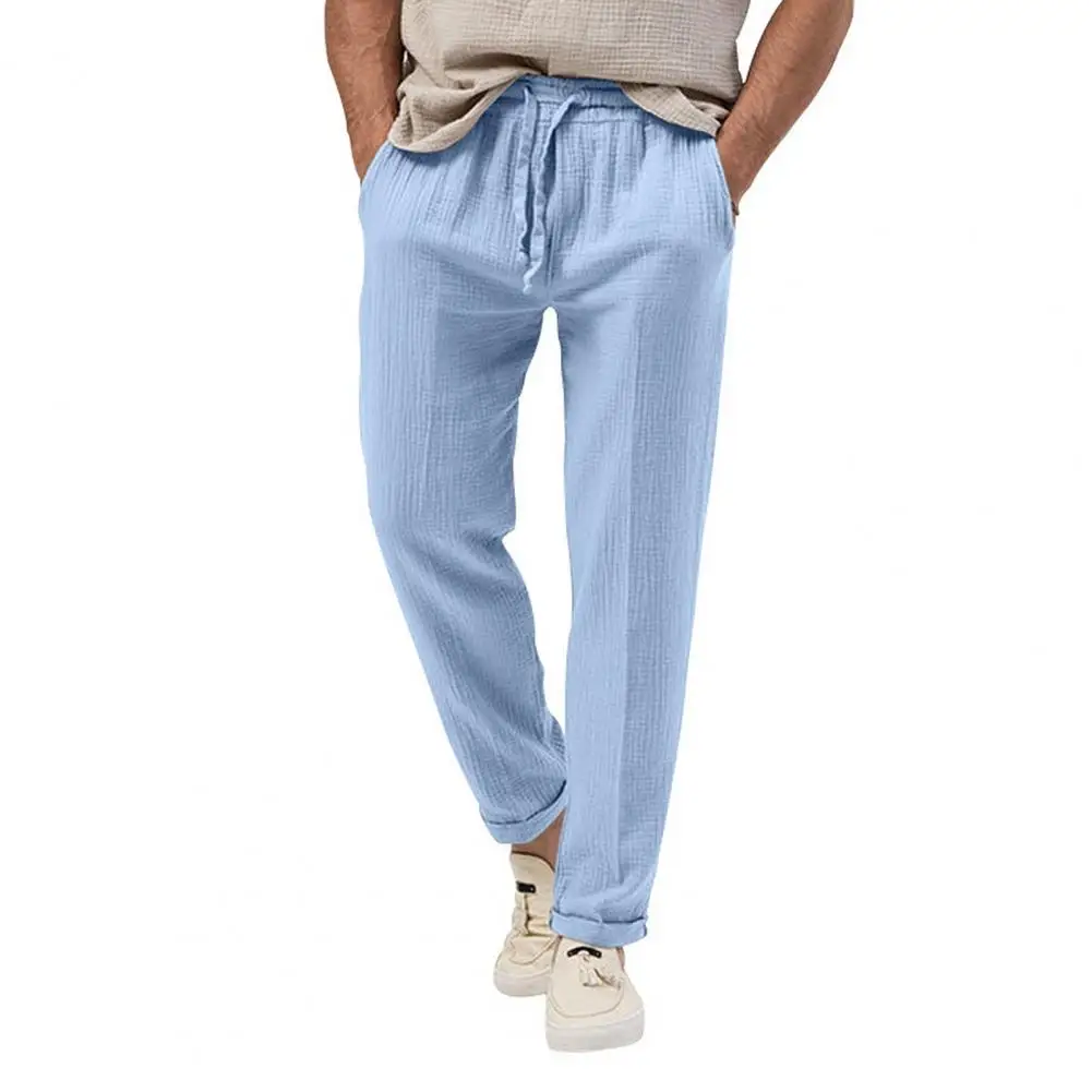 

Ergonomic Design Men Trousers Men's Autumn Jogging Pants Comfortable Elastic Waist Fitness Trousers with Breathable for Casual