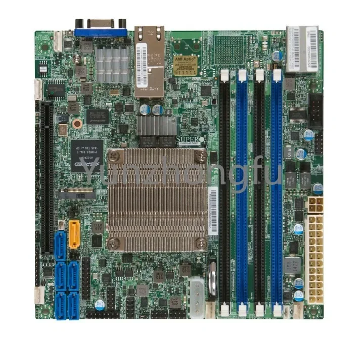 

Ultra-Micro X10SDV-4C-TLN2F Server ITX Motherboard Xeon D1521 Dual 10 Gigabit Network Port Synology NAS