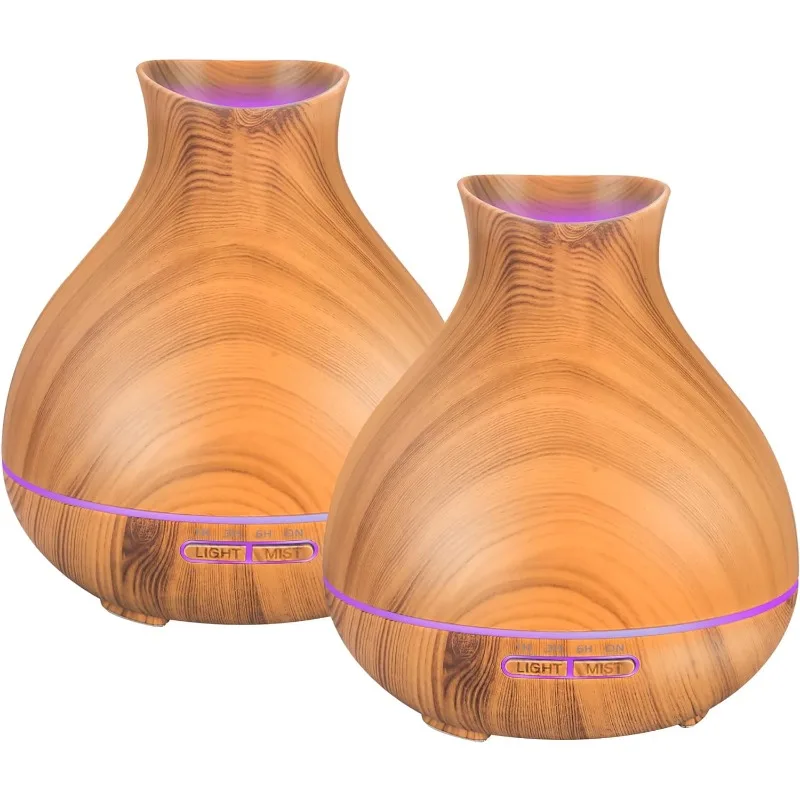 Aromatherapy Essential Oil Diffuser,2 PCS Humidifier with 550ml Lasting Mist Output Waterless Auto-Off Ultrasonic Diffusers
Aromatherapy Essential Oil Diffuser,2 PCS Humidifier with 550ml Lasting Mist Output Waterless Auto-Off Ultrasonic Diffusers