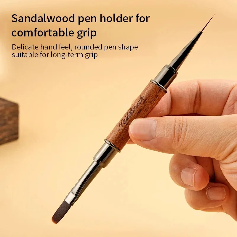 Double-end Nail Pen Brush Glue Phototherapy Pen UV Gel Liner Brush Dual End Acrylic Nail Art Painting Manicure Brushes Tool 25 Scc6888afae7a4fa582e934a2fe73f0b61