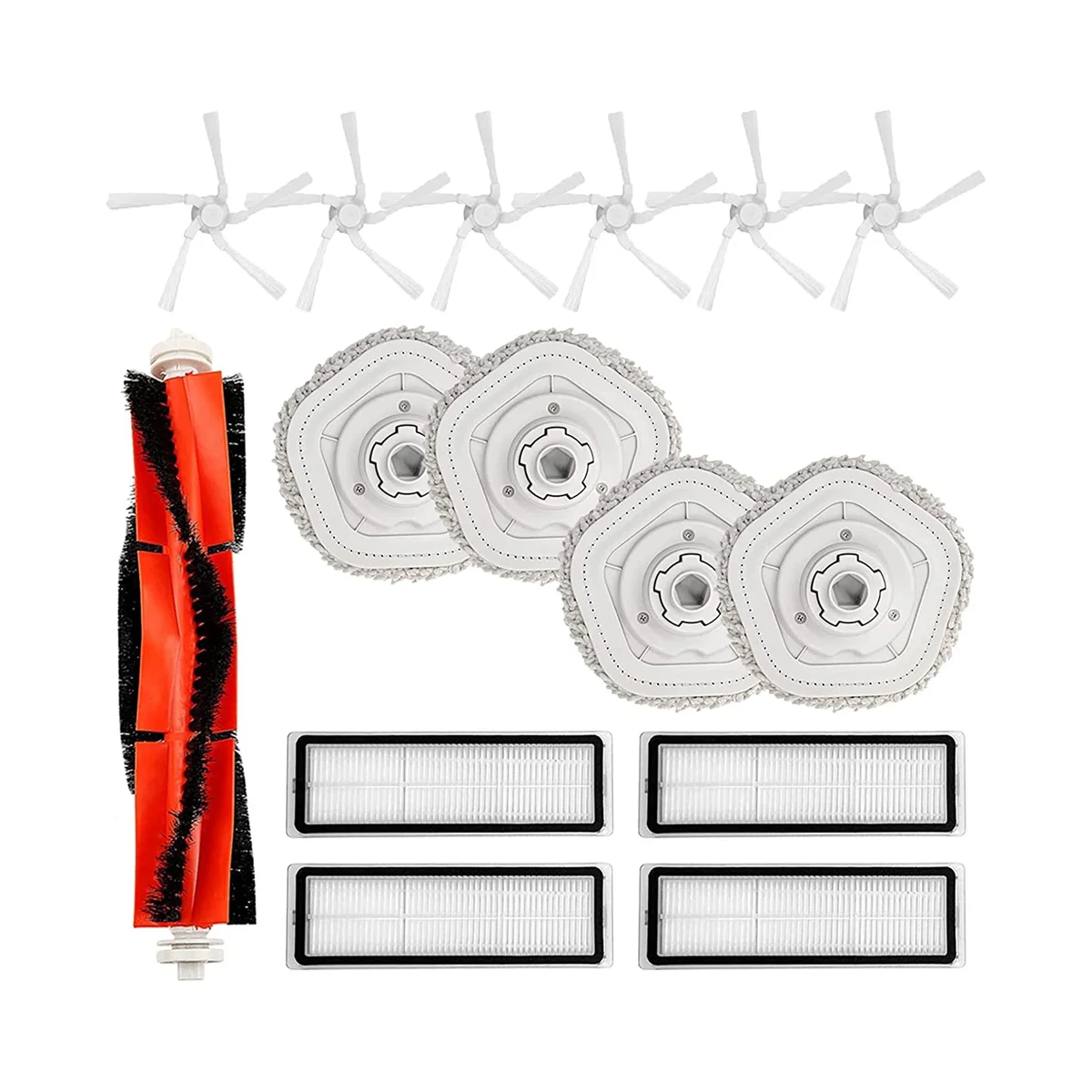 For W10 W10 Pro Robot Vacuum Cleaner Main Side Brush Hepa Filter Mop Cloth Pads Accessory Set
For W10 W10 Pro Robot Vacuum Cleaner Main Side Brush Hepa Filter Mop Cloth Pads Accessory Set