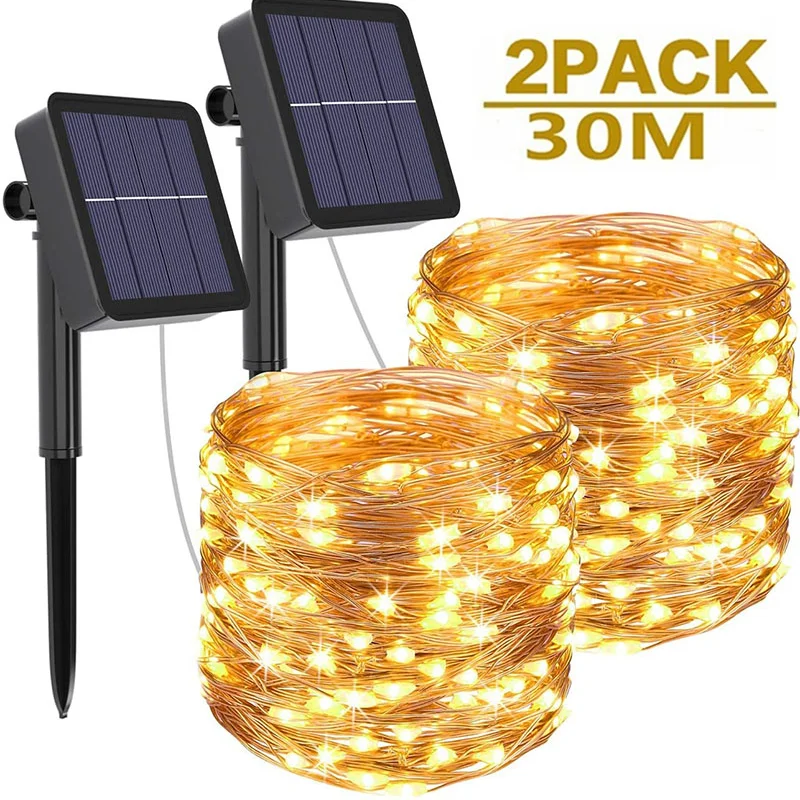 32m/22m/12m/7m Solar LED Light Outdoor Festoon Solar Lamp Fairy Lights String Waterproof Christmas Garland for Garden Decoration
32m/22m/12m/7m Solar LED Light Outdoor Festoon Solar Lamp Fairy Lights String Waterproof Christmas Garland for Garden Decoration