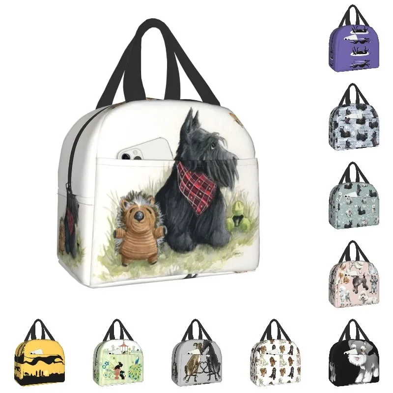 Scottish Terrier Resuable Lunch Boxes Women Multifunction Butterfly Scottie Dog Thermal Cooler Food Insulated Lunch Bag
Scottish Terrier Resuable Lunch Boxes Women Multifunction Butterfly Scottie Dog Thermal Cooler Food Insulated Lunch Bag