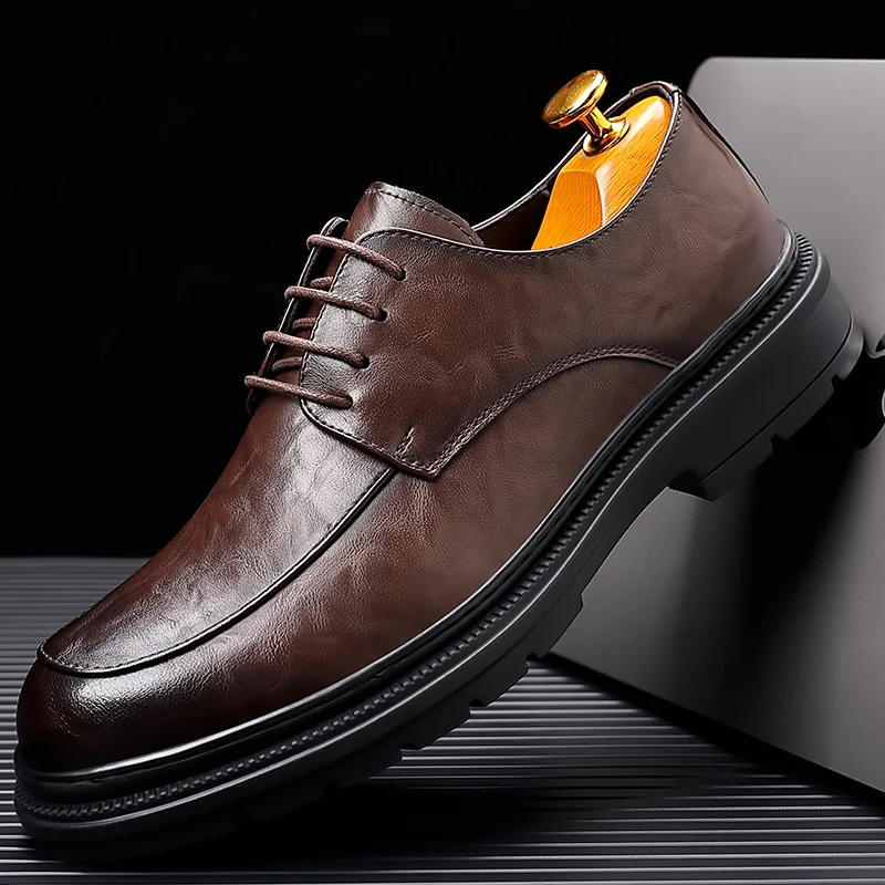 Men Dress Shoes lace up oxfords Simple Style Genuine Leather Mens Shoes Brand Man Formal Office Footwear wedding party shoes men
Men Dress Shoes lace up oxfords Simple Style Genuine Leather Mens Shoes Brand Man Formal Office Footwear wedding party shoes men