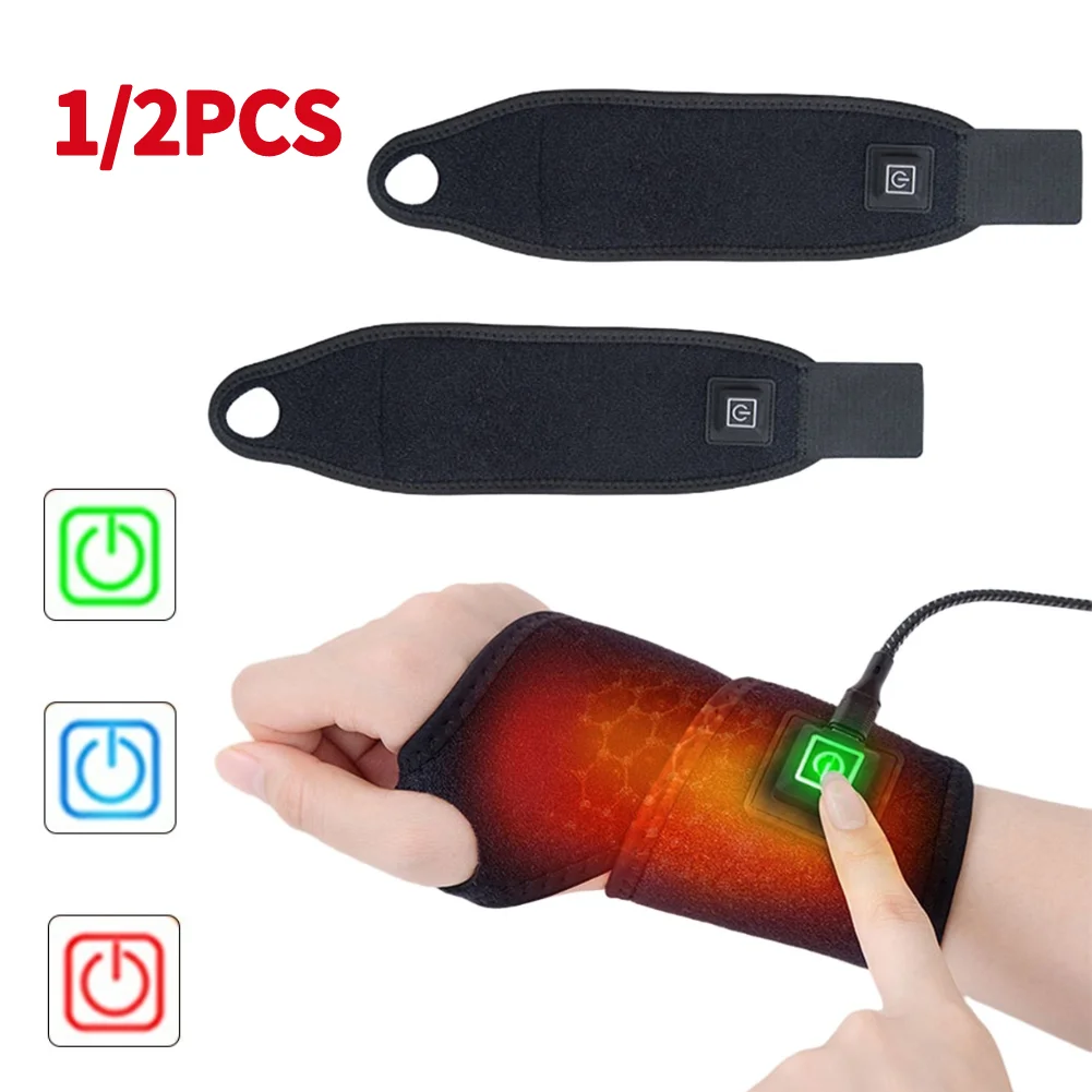Electric Heated Wrist Brace Wrap Pain Relief Wrist Warmer Support Wristband USB Charging 3 Level Temperature for Joint Care
Electric Heated Wrist Brace Wrap Pain Relief Wrist Warmer Support Wristband USB Charging 3 Level Temperature for Joint Care