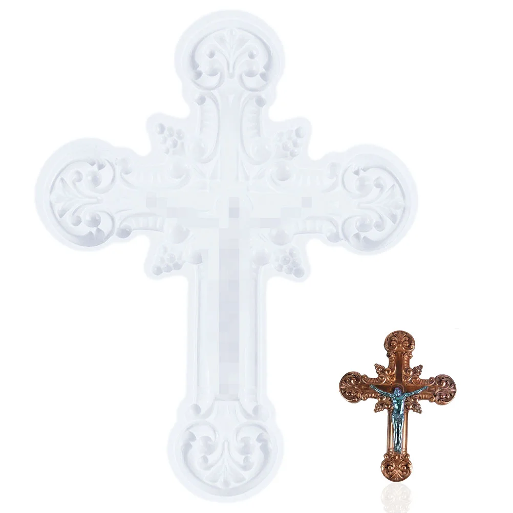 Cross Wall Hanging Mold Silicone Crafts Resin DIY Epoxy Key Chain for Decor Reusable
Cross Wall Hanging Mold Silicone Crafts Resin DIY Epoxy Key Chain for Decor Reusable