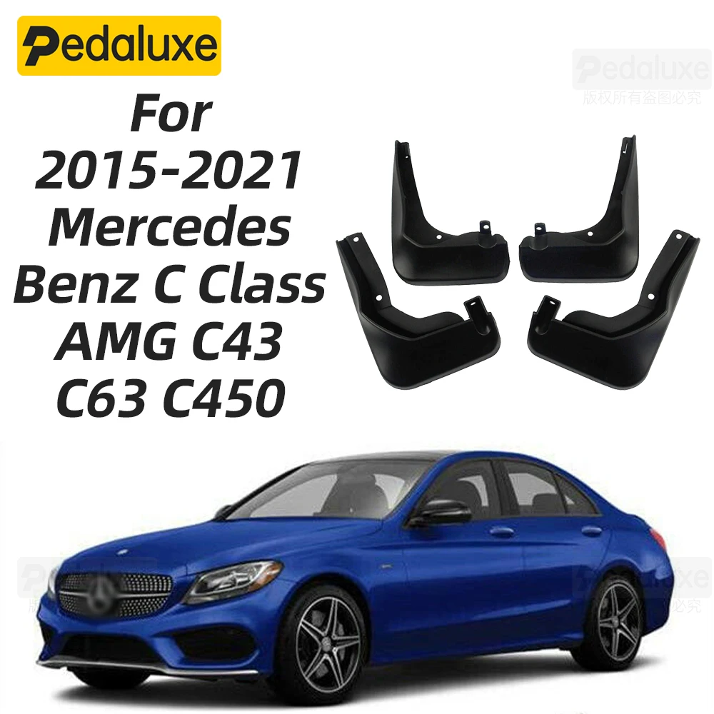 

OEM Splash Guards Mud Flaps For 2015-2021 Mercedes Benz C Class AMG C43 C63 C450