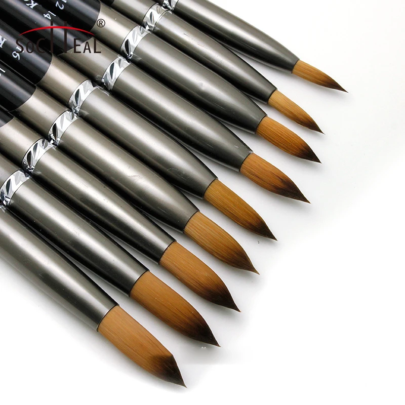 Kolinsky Acrylic Nail Art Brush Wood Handle Nail Art Mink Brush Nail Tools Manicure Brush Drawing Tools Size 8-24
Kolinsky Acrylic Nail Art Brush Wood Handle Nail Art Mink Brush Nail Tools Manicure Brush Drawing Tools Size 8-24