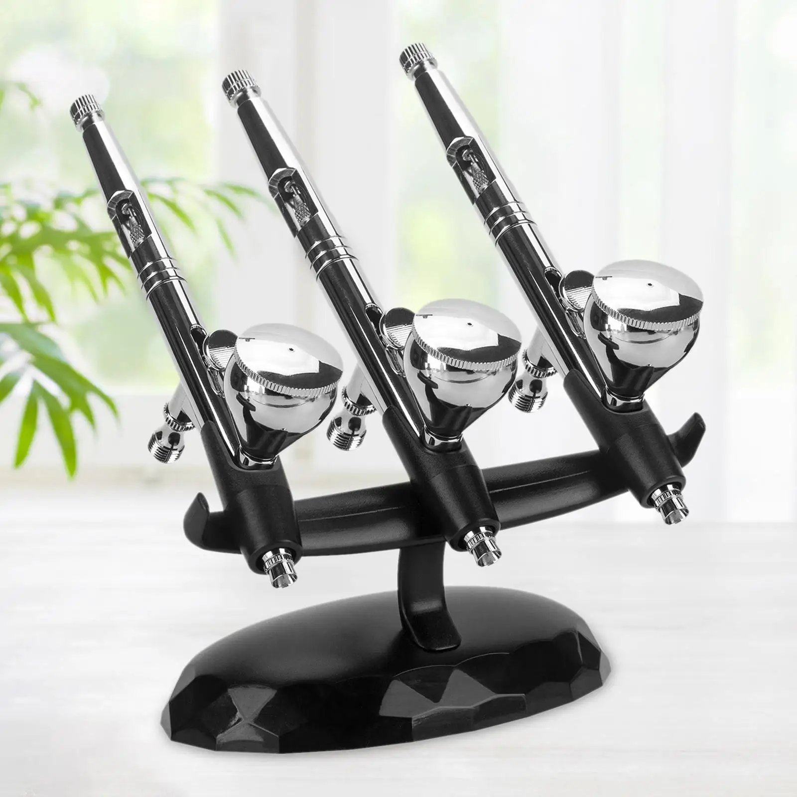 Desktop Airbrush Stand Can Accommodate 3 Universal Airbrush Airbrush Holder for Nail Art Car Painting Makeup Painting
Desktop Airbrush Stand Can Accommodate 3 Universal Airbrush Airbrush Holder for Nail Art Car Painting Makeup Painting