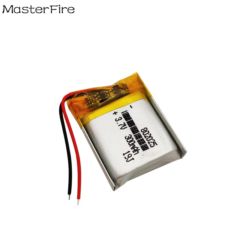 802025 3.7V 300mah Rechargeable Lithium Polymer Battery Cell for Smart Watch Bluetooth Headset Electric Toy Laptop Tablet MID
802025 3.7V 300mah Rechargeable Lithium Polymer Battery Cell for Smart Watch Bluetooth Headset Electric Toy Laptop Tablet MID