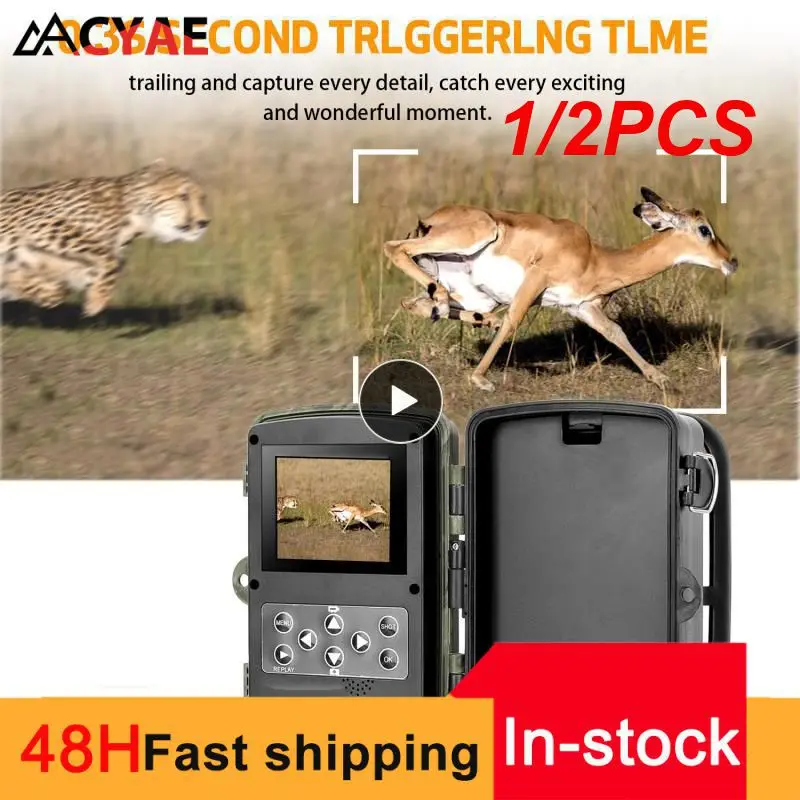 1/2PCS 1080P Video Wildlife Trail Camera Photo Trap Infrared Hunting Cameras HC802A Wildlife Wireless Surveillance Tracking
1/2PCS 1080P Video Wildlife Trail Camera Photo Trap Infrared Hunting Cameras HC802A Wildlife Wireless Surveillance Tracking