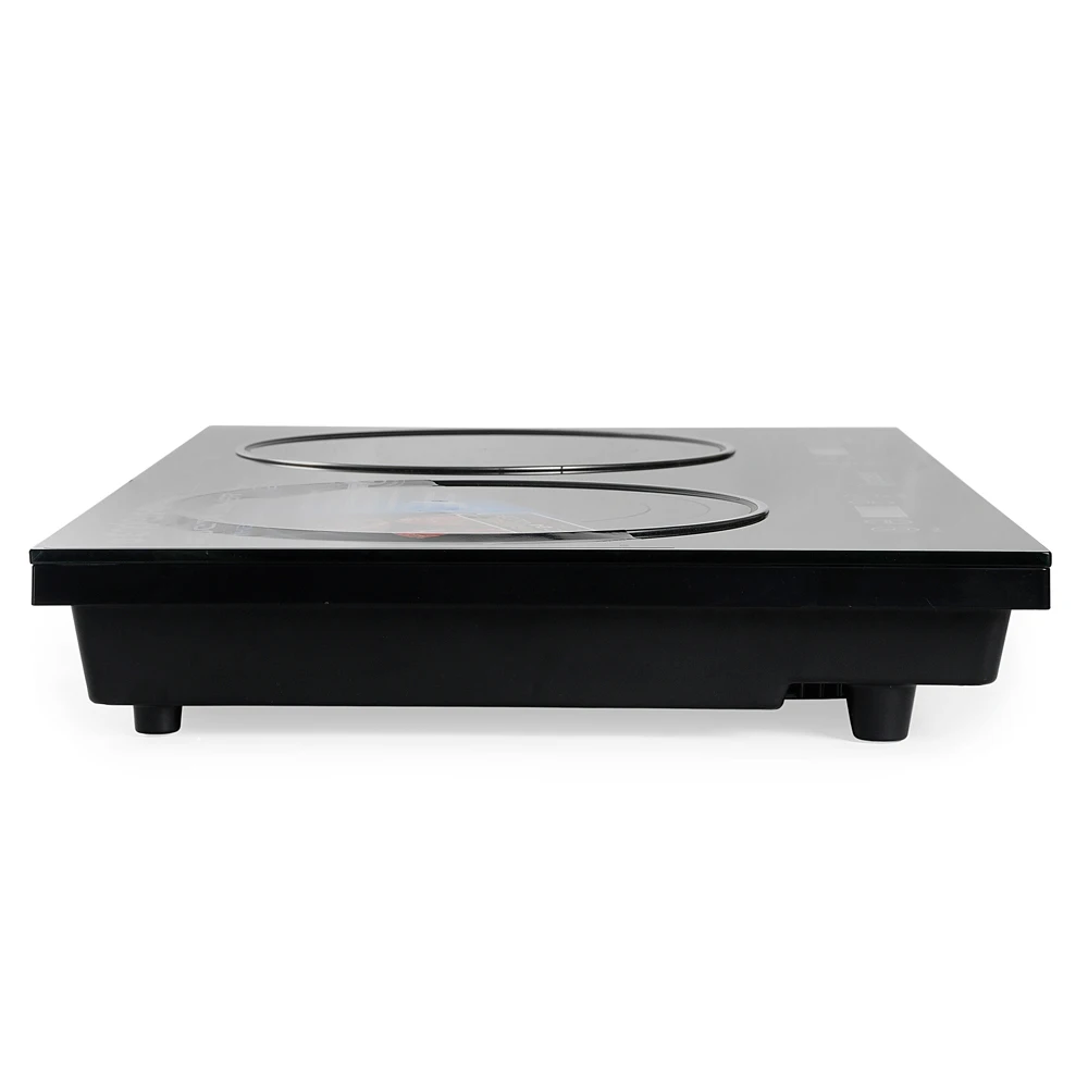 Индукционная электрическая плита Endever Skyline IP-36 80422 (Мощность 2200 Вт, 2 варочные панели, поверхность - Стекло класса «черный хрусталь», Сенсорная панель управления)