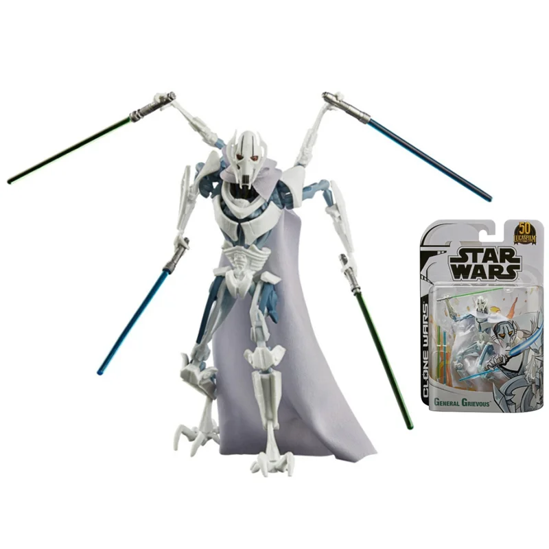 In Stock Original Star Wars 50 Lucasfilm Clone Wars General Grievous Action Figure 6 Inch Scale Collectible Model Toy
In Stock Original Star Wars 50 Lucasfilm Clone Wars General Grievous Action Figure 6 Inch Scale Collectible Model Toy