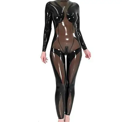 New 100% Latex Rubber Catsuit Black sexy onesie cosplay party fashion color matching Size XS-XXL 0.4mm
New 100% Latex Rubber Catsuit Black sexy onesie cosplay party fashion color matching Size XS-XXL 0.4mm