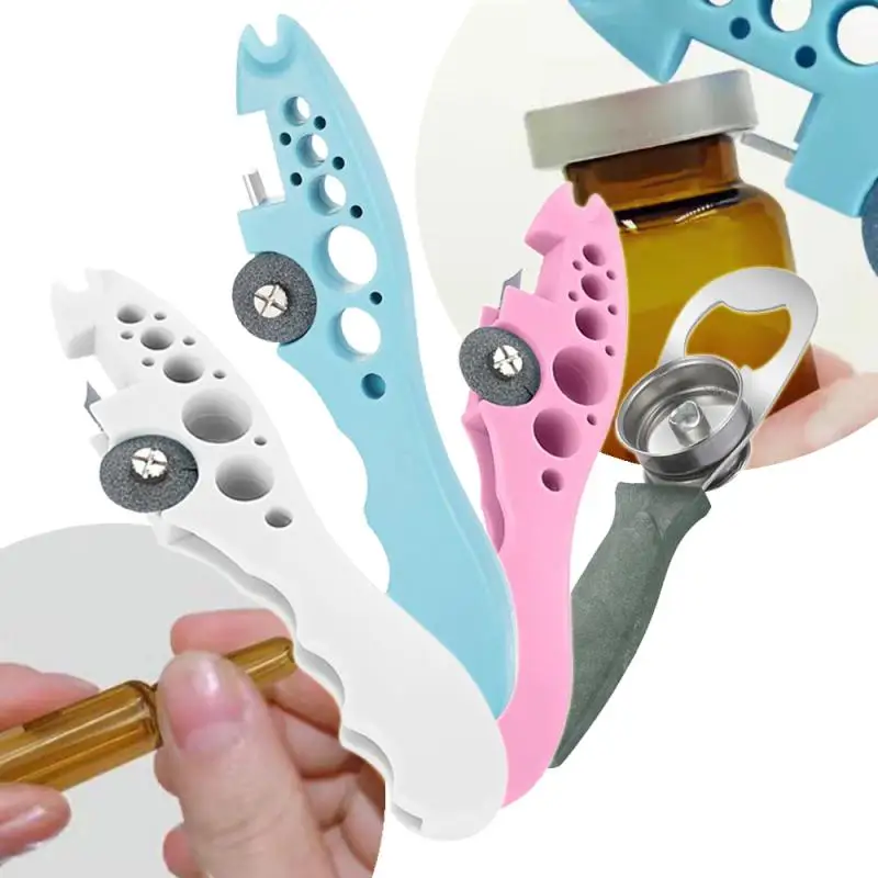 Nurse Bottle Opener Multi-functional Ampoule Bottle Opener Sturdy Stainless Steel With Grinding Stone Wheel Cut Bottle Opener
Nurse Bottle Opener Multi-functional Ampoule Bottle Opener Sturdy Stainless Steel With Grinding Stone Wheel Cut Bottle Opener