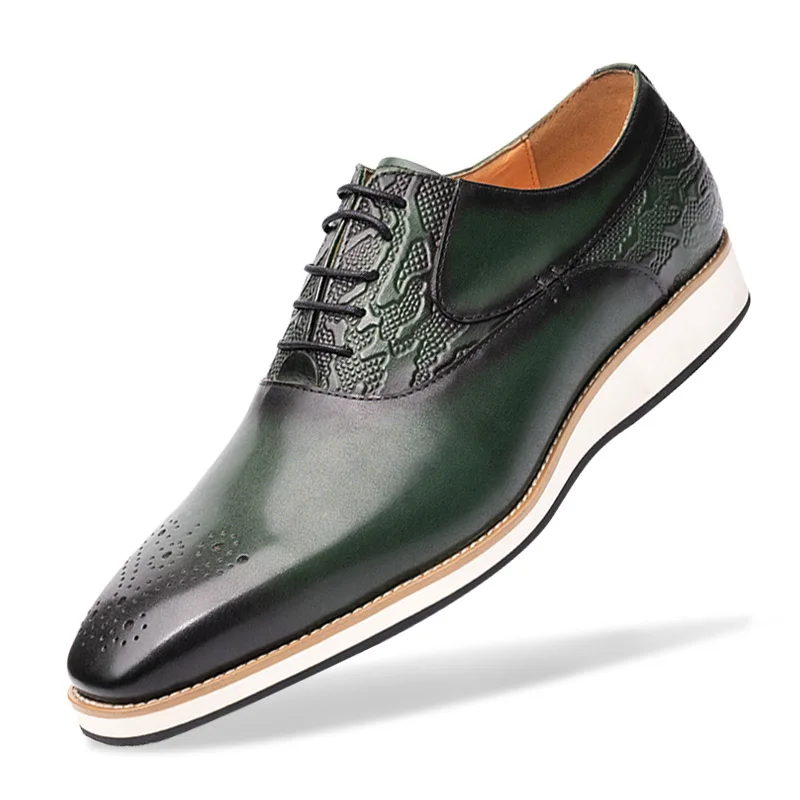 Men‘s Classic Sneakers Cow Leather Oxford Lace-up Spring Summer Shoes Business Office Casual Male Fashion Brogue Design Zapatos
Men‘s Classic Sneakers Cow Leather Oxford Lace-up Spring Summer Shoes Business Office Casual Male Fashion Brogue Design Zapatos