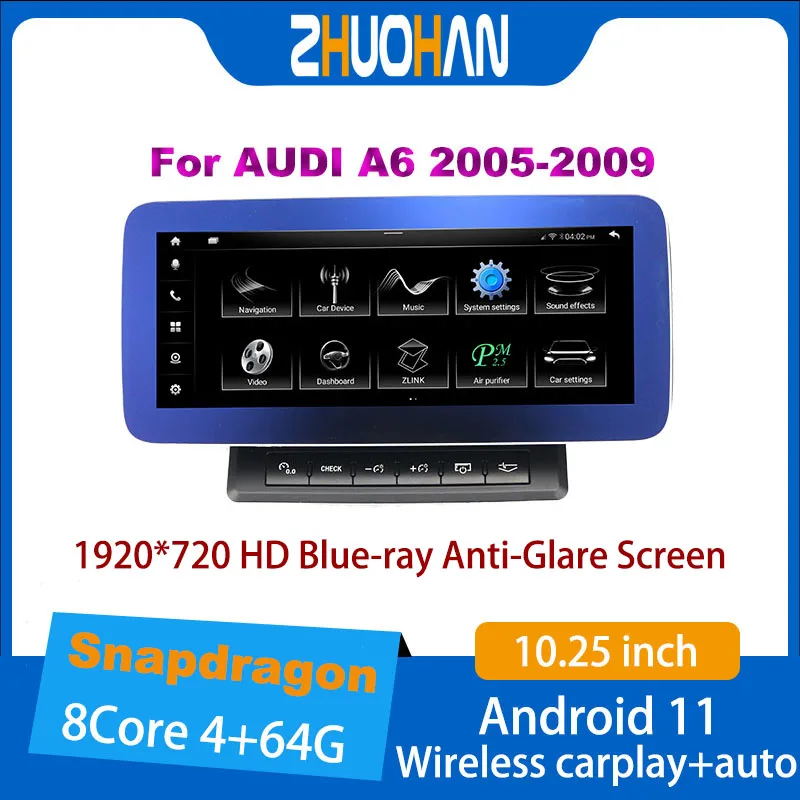 Android Car Radio Audio Player HD Multimedia GPS for AUDI A6 2005-2009 DSP Navigation Car Stereo DVD Player Wireless Carplay
Android Car Radio Audio Player HD Multimedia GPS for AUDI A6 2005-2009 DSP Navigation Car Stereo DVD Player Wireless Carplay