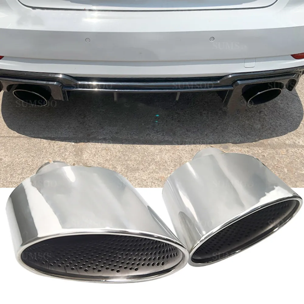 1 Pair Exhaust Tip For Audi A4 A5 A6 A7 Up To RS4 RS5 RS6 RS7 Muffler Tip Tailpipe For Audi Stainless Steel Exhaust Pipe
1 Pair Exhaust Tip For Audi A4 A5 A6 A7 Up To RS4 RS5 RS6 RS7 Muffler Tip Tailpipe For Audi Stainless Steel Exhaust Pipe