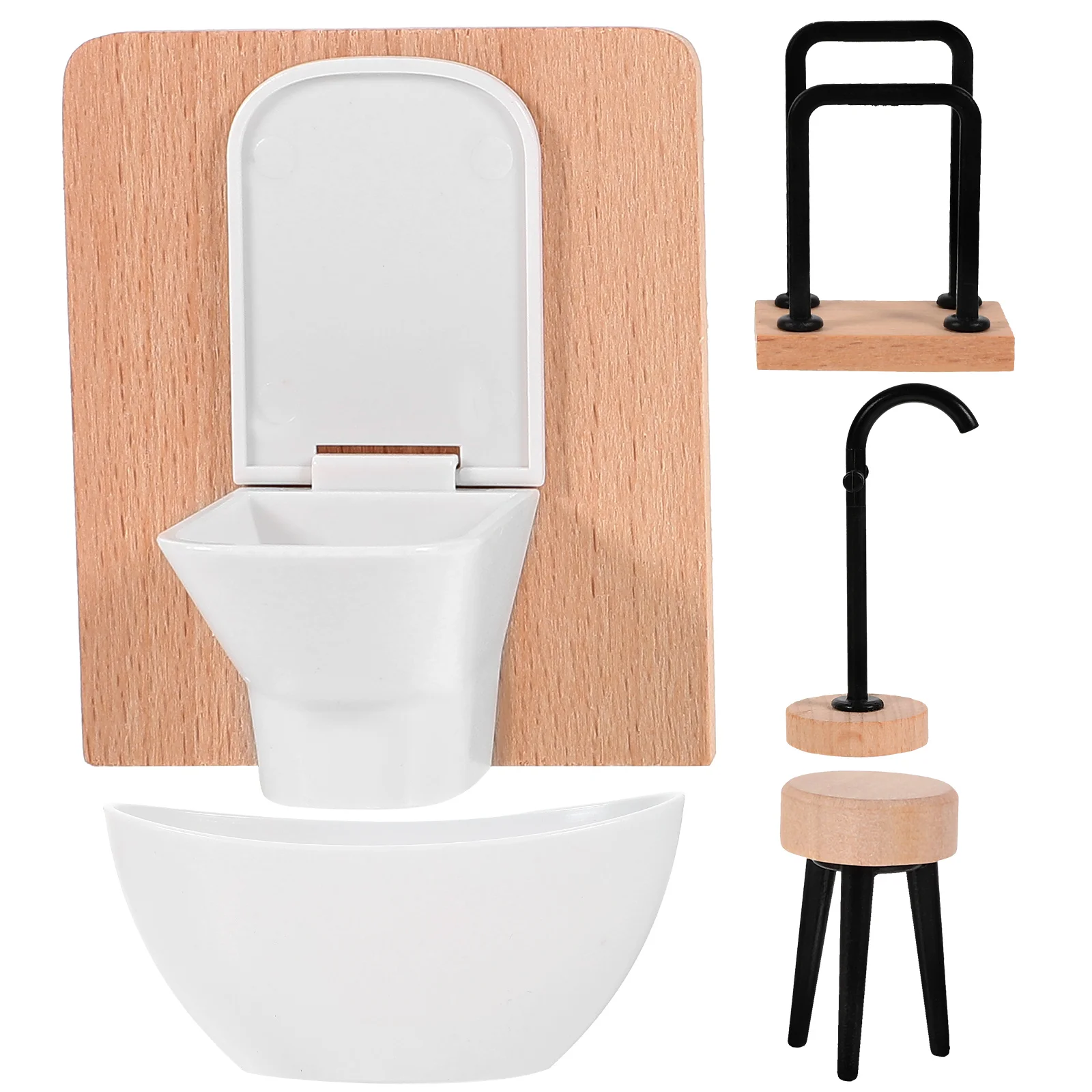 5 Pcs Simulation Mini Furniture Decor Miniature Bathroom Toy Shower Prop Plastic Small House
5 Pcs Simulation Mini Furniture Decor Miniature Bathroom Toy Shower Prop Plastic Small House