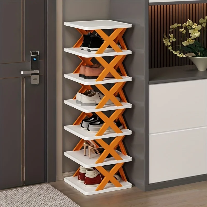 1pc Space-Saving 5-Layer X-Shaped Shoe Rack for Home - Easy to Install and Organize Your Shoes
1pc Space-Saving 5-Layer X-Shaped Shoe Rack for Home - Easy to Install and Organize Your Shoes