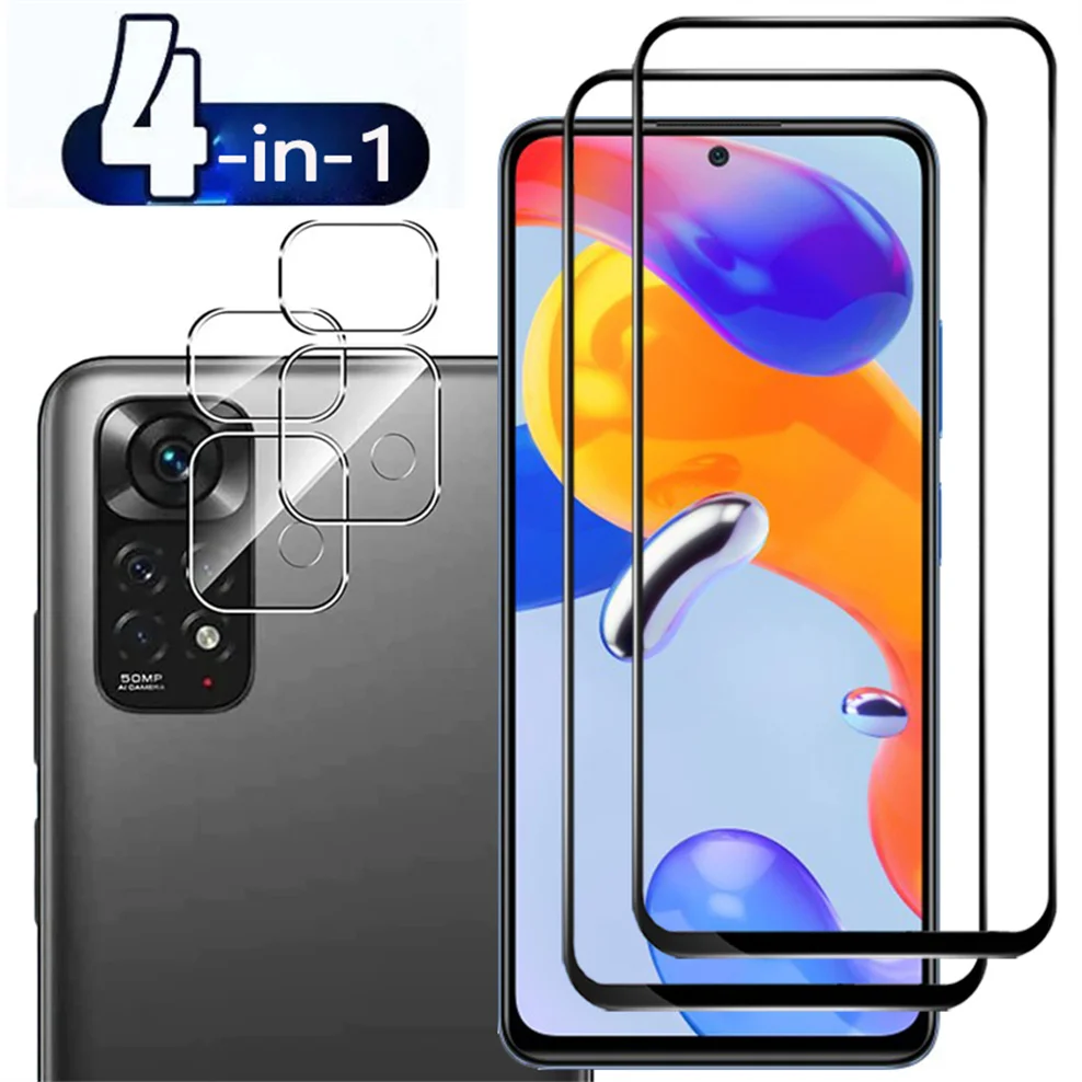 4-in-1, Tempered Glass + Camera Film for Redmi Note 11 Pro 4G/5G Protective Glass Note 11Pro Xiaomi Note11 Pro Screen Protector
4-in-1, Tempered Glass + Camera Film for Redmi Note 11 Pro 4G/5G Protective Glass Note 11Pro Xiaomi Note11 Pro Screen Protector