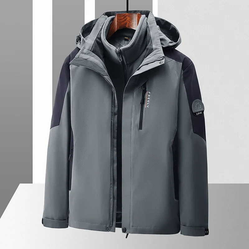 Men Women Autumn Winter 3 in 1 Waterproof Suits Skiing Warm Trekking Hiking Climbing Outdoor Jackets Thermal Camping Sport Coats
Men Women Autumn Winter 3 in 1 Waterproof Suits Skiing Warm Trekking Hiking Climbing Outdoor Jackets Thermal Camping Sport Coats
