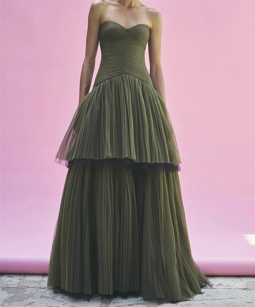 Cenove A-Line Strapless Prom Dress Short Sleeves With Floor-Length Evening Summer Elegant Party Dress For Women2023
Cenove A-Line Strapless Prom Dress Short Sleeves With Floor-Length Evening Summer Elegant Party Dress For Women2023