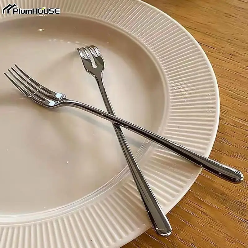 1PCS Stainless Steel Dinner Fork Long Handle Table Forks Set Korean Cutlery Four Tine Salad Dessert Fruit Forks Kitchen
1PCS Stainless Steel Dinner Fork Long Handle Table Forks Set Korean Cutlery Four Tine Salad Dessert Fruit Forks Kitchen