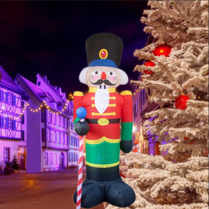 8 Foot Christmas Inflatable Nutcracker Soldier Outdoor Decorations, Light Up Inflatable Santa Claus Soldier Decorations
8 Foot Christmas Inflatable Nutcracker Soldier Outdoor Decorations, Light Up Inflatable Santa Claus Soldier Decorations