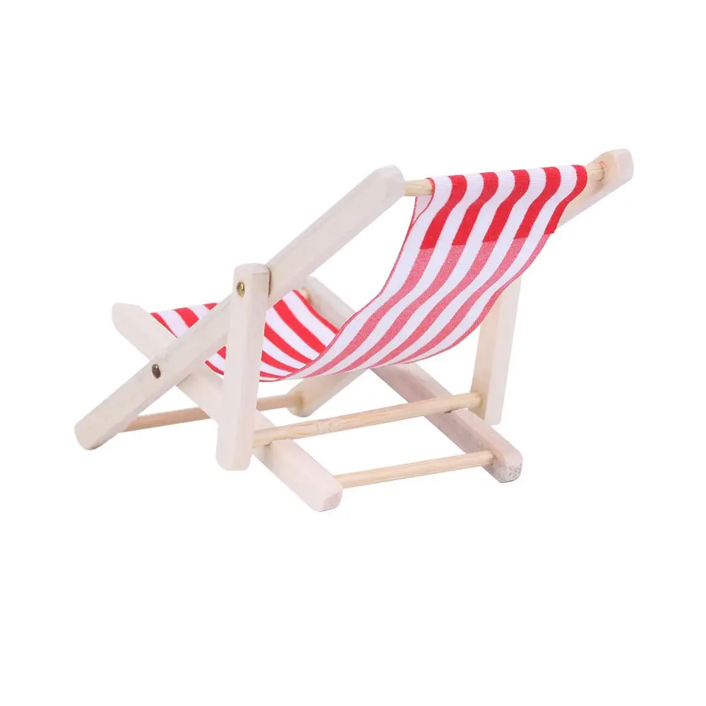 Mini Folding Stripe Beach Chair Model Wooden Lounge Chair for 1/12 Dollhouse Miniature Furniture Home Desktop Decor
Mini Folding Stripe Beach Chair Model Wooden Lounge Chair for 1/12 Dollhouse Miniature Furniture Home Desktop Decor
