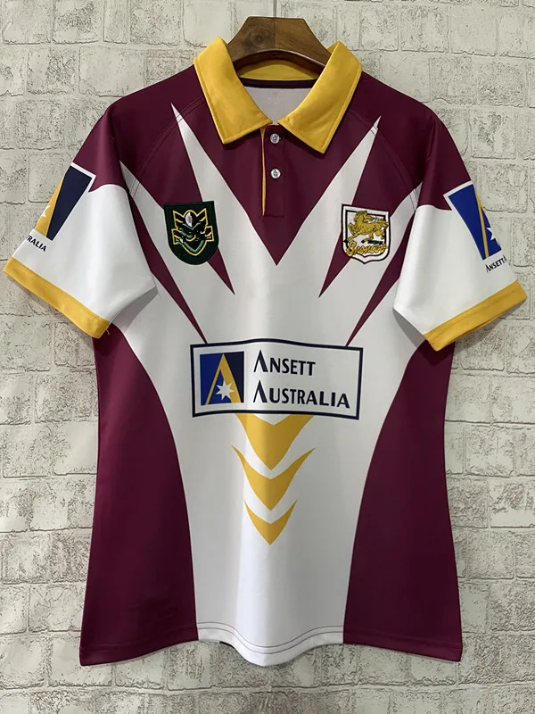 1998 Brisbane Broncos Mens Retro Jersey Polo Shirt size S--5XL ( Print name and number )
1998 Brisbane Broncos Mens Retro Jersey Polo Shirt size S--5XL ( Print name and number )