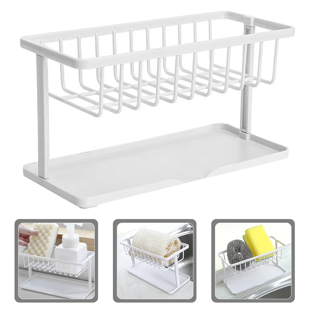 Sponge Drainer Holder Rack For Kitchen Draining Racks Brush Dishcloth Sink And Soap Sponges
Sponge Drainer Holder Rack For Kitchen Draining Racks Brush Dishcloth Sink And Soap Sponges
