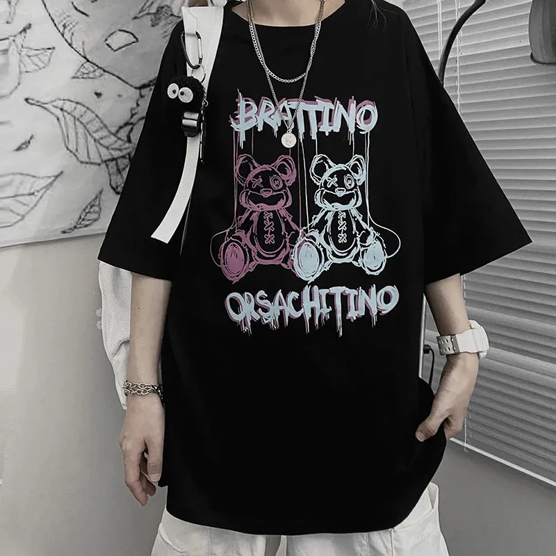 Summer Goth Female Tee Aesthetic Top Women Punk Grunge Oversized T-shirt Streetwear Ladies Gothic T-shirt Harajuku Clothing Y2k
Summer Goth Female Tee Aesthetic Top Women Punk Grunge Oversized T-shirt Streetwear Ladies Gothic T-shirt Harajuku Clothing Y2k