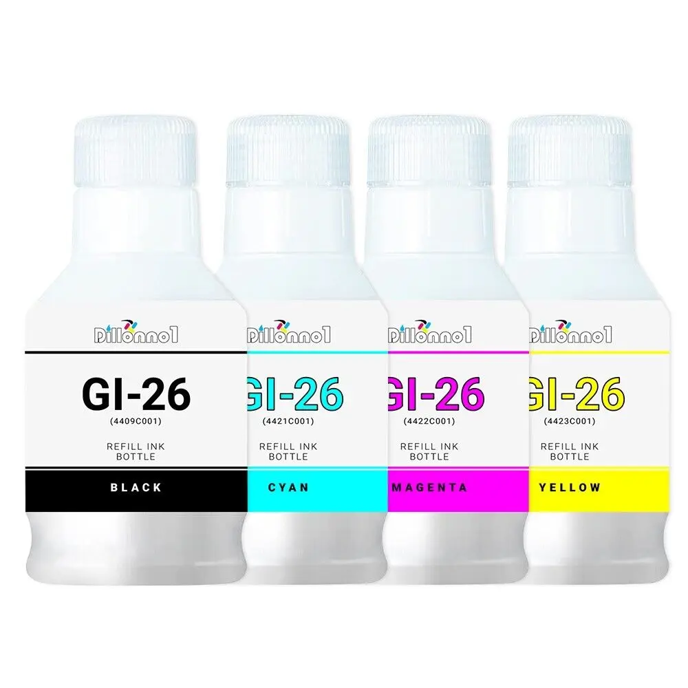 Compatible Canon GI-26 BCMY Ink Cartridge for Canon Maxify 13520 GX6020 GX7020
Compatible Canon GI-26 BCMY Ink Cartridge for Canon Maxify 13520 GX6020 GX7020