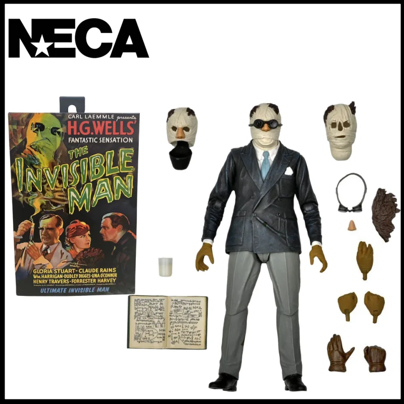 В наличии Neca 04818, универсальные монстры-потрясающий невидимый человек, фигурка на 7 дюймов, коллекционная фигурка, оригинальная игрушка
В наличии Neca 04818, универсальные монстры-потрясающий невидимый человек, фигурка на 7 дюймов, коллекционная фигурка, оригинальная игрушка