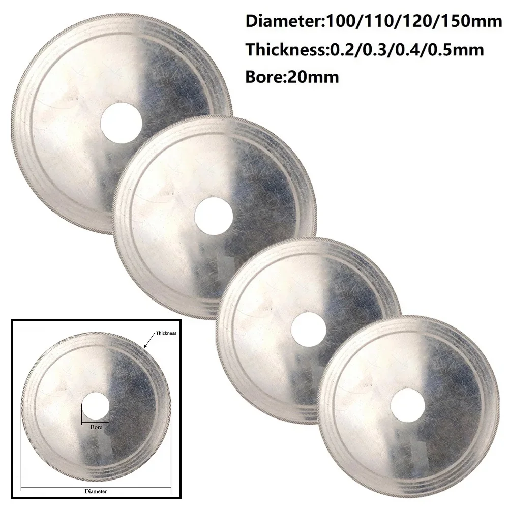 Diamond Cutting-Disc Super Thin Saw Blade Wheel For Glass Ceramic Stone 110-150mm Rotary Tool Cutting-Disc Tools Accessories
Diamond Cutting-Disc Super Thin Saw Blade Wheel For Glass Ceramic Stone 110-150mm Rotary Tool Cutting-Disc Tools Accessories