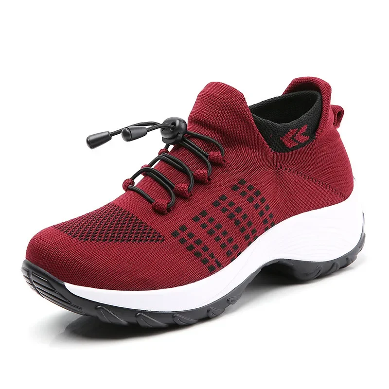 Plus Size Shoes for Women 2024 New Fashion Sneakers Stretch Fabric Platform Shoes Slip-On Med (3cm-5cm) Socks Shoes Woman
Plus Size Shoes for Women 2024 New Fashion Sneakers Stretch Fabric Platform Shoes Slip-On Med (3cm-5cm) Socks Shoes Woman