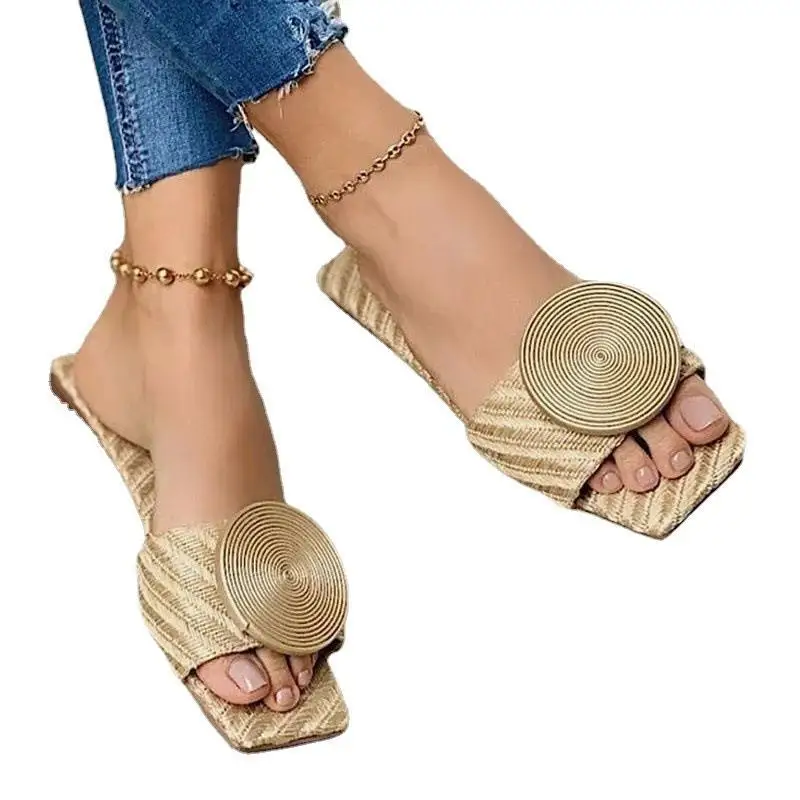 Сандалии женские на плоской подошве, однотонные Повседневные тапочки, модные босоножки, большие размеры, лето
Сандалии женские на плоской подошве, однотонные Повседневные тапочки, модные босоножки, большие размеры, лето