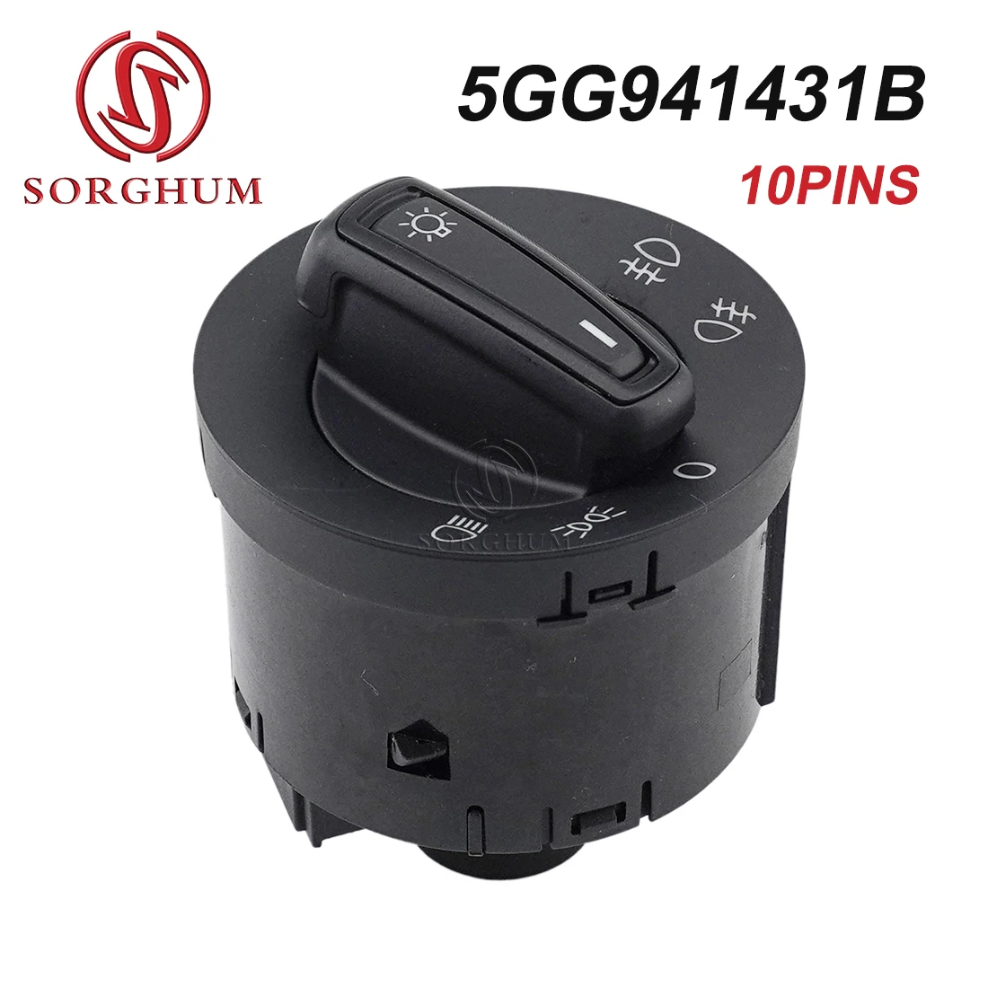 SORGHUM 5GG941431B For Volkswagen VW Golf Headlight Switch Control Fog Lamp Switch Light Switch Adjustor Knob Car Accessories
SORGHUM 5GG941431B For Volkswagen VW Golf Headlight Switch Control Fog Lamp Switch Light Switch Adjustor Knob Car Accessories