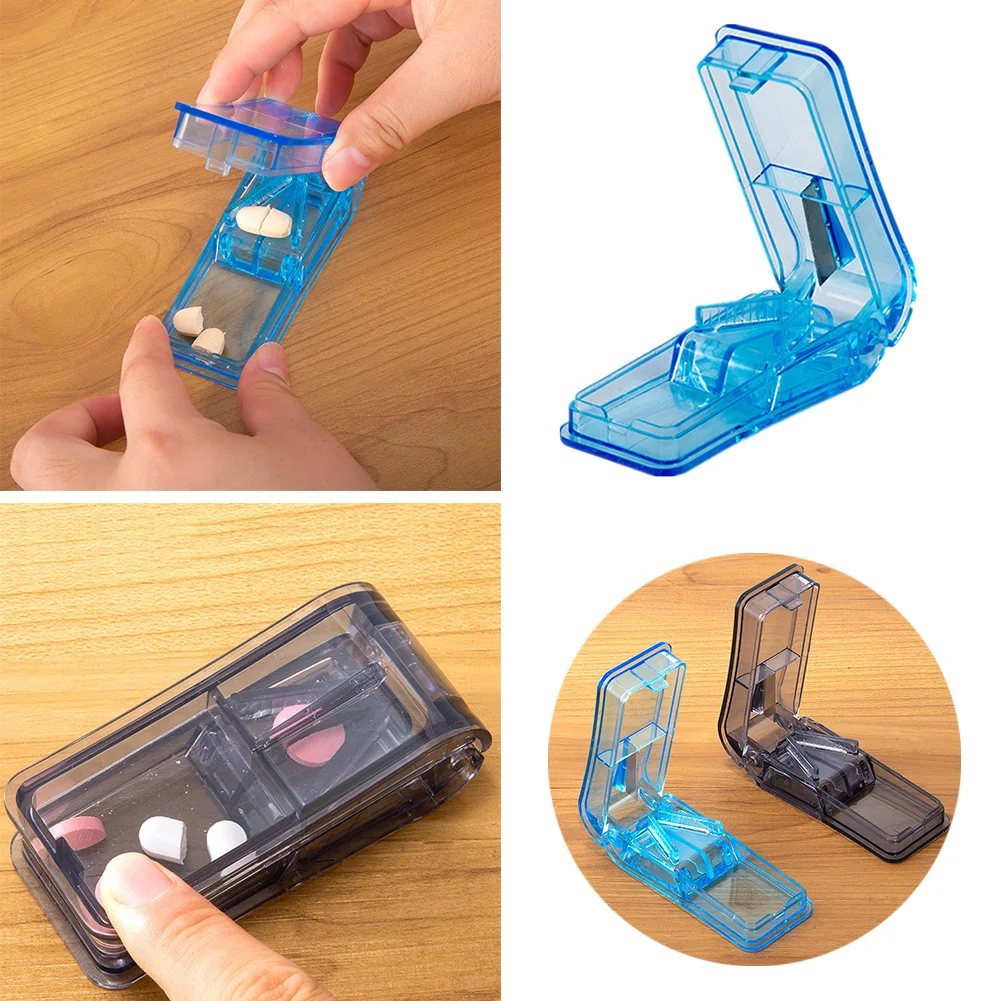 1Pc Pill Cutter Medicine Box Pill Cutting Splitter Drugs Tablet Cutter Divider Portable Storage Case Pill Box Pill Case Splitter
1Pc Pill Cutter Medicine Box Pill Cutting Splitter Drugs Tablet Cutter Divider Portable Storage Case Pill Box Pill Case Splitter